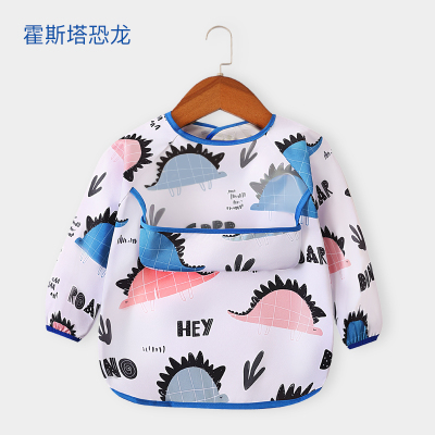 儿童罩衣宝宝吃饭围兜秋冬