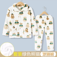 Фланелевый зеленый комплект