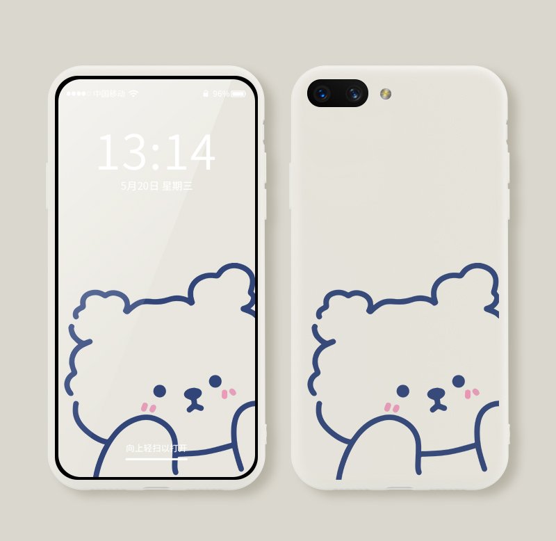 oppoa5 Mobile Phone Protection Shell Silicone Lady Cute oppoa3 Shell Ins Lukewarm Wind Protective Sleeves Cartoon Couple Section a3s Soft Shell Brief Ultra Thin Frosted Personality Creative Tide Card Net Red Limited Edition