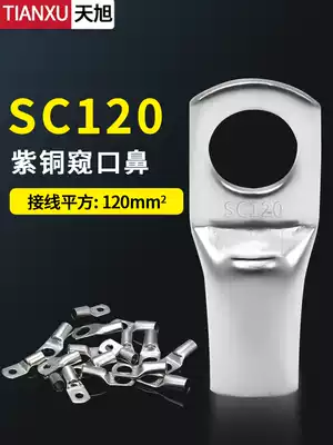 sc120-8 10 12 14 Copper wire nose 120 square cable connector peep terminal