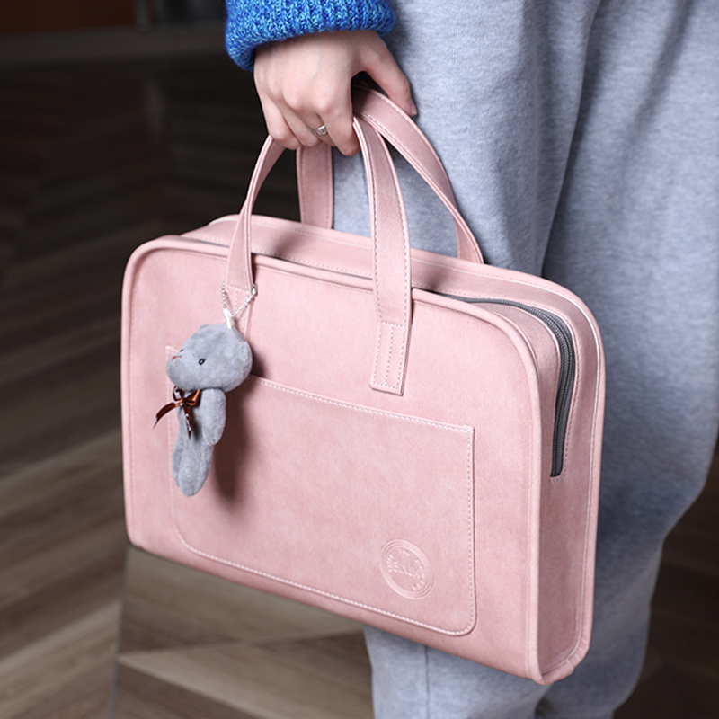 Good-looking notebook pen electric bag women apply Apple Xiaomi Huawei macbookpro13 3air fashion Lenovo 14-inch 16 Jane about 15 6 HP Dell Slanted Satchel briefcase