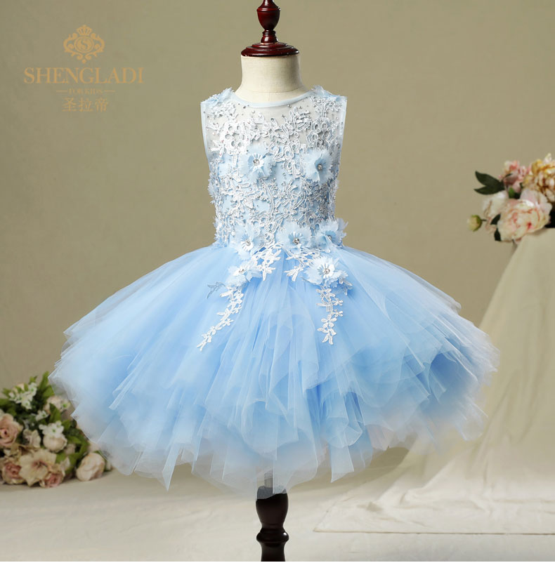 Trẻ em ăn mặc công chúa váy cô gái dài dấu vết đám cưới hoa cô gái pettiskirt trang phục piano buổi tối trình diễn catwalk vest bé trai 