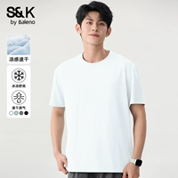 【冰丝网眼T恤】白#纯色