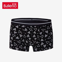 Quần lót nam Baleno / Banny Thoải mái thoáng khí In eo thấp Boxer Quần nam Quần boxer nam quần lót nam thun lạnh siêu mỏng