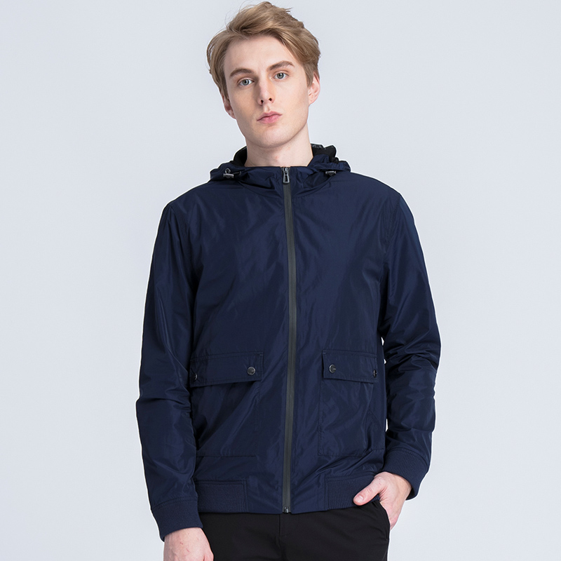 Baleno Banny Đường Cảng Fan Cần Jacket Trend ngắn đội mũ trùm đầu thể thao mỏng áo khoác người đàn ông