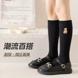 Tide, осенние хлопковые гольфы, детские тонкие высокие сапоги, средней длины, в корейском стиле, с медвежатами