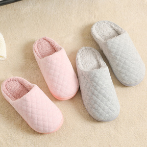 doppio日式家用保暖居家棉拖鞋