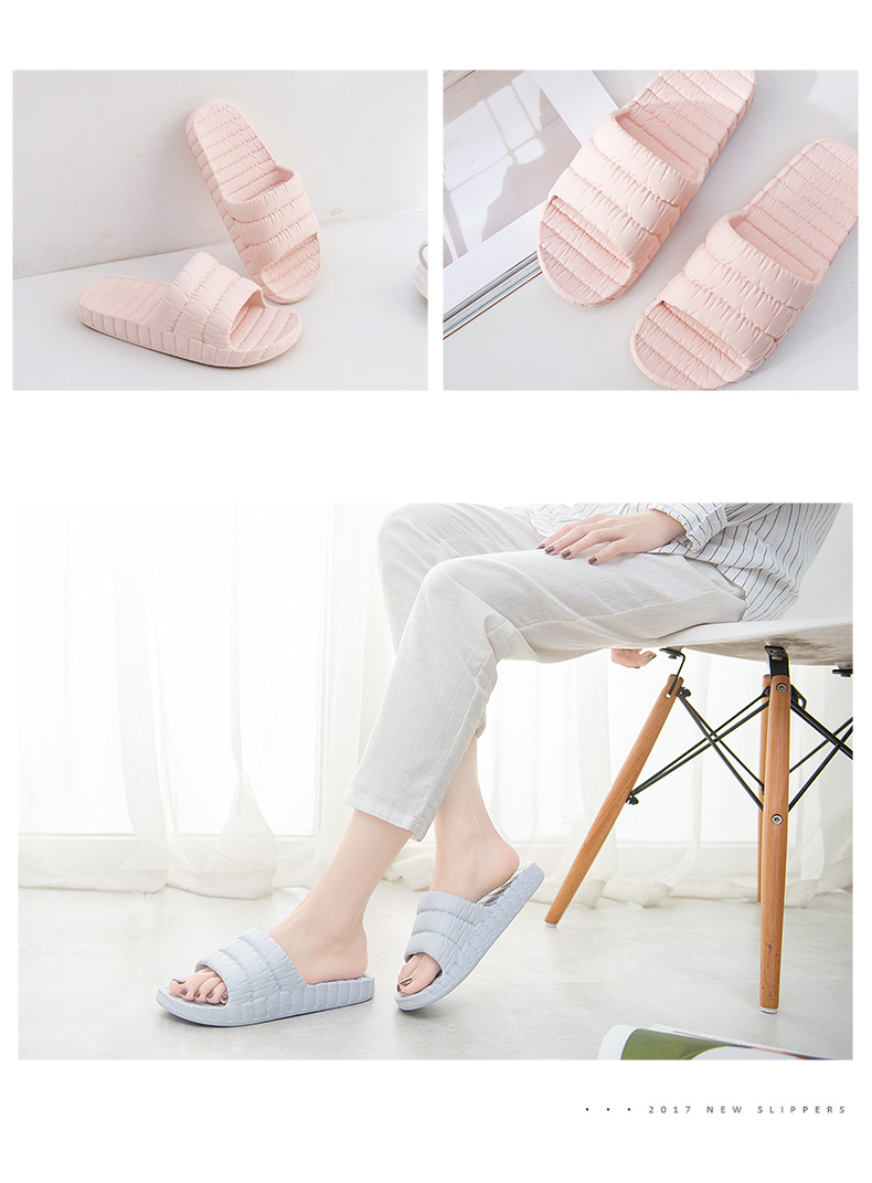Doppio đơn giản dày đáy nhà trong nhà nhà mềm mại dép chống trượt dép nữ mùa hè dép nữ nhà mùa dép đi trong nhà cho bé