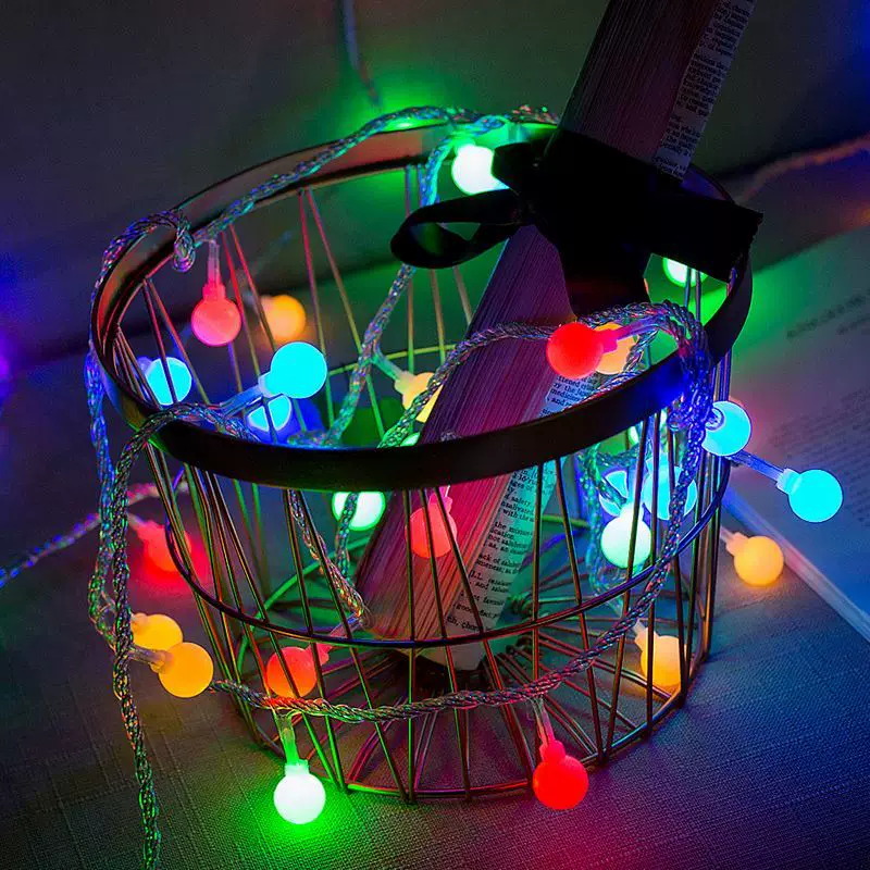 LED-звёздная лампа-люстра для подвешивания над кроватью в комнате декора светящиеся светодиодные гирлянды