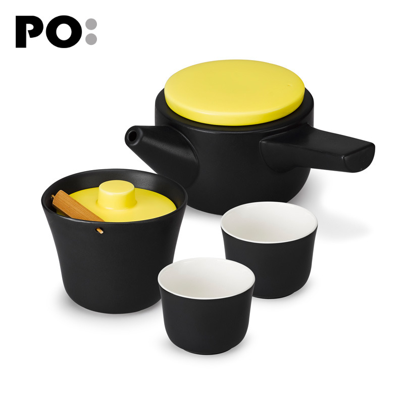 Denmark PO Song Chao Tea Set Side Pot Zen Tea Pot Simple Creative Ceramic Set Teapot Teapot Teapot Teapup