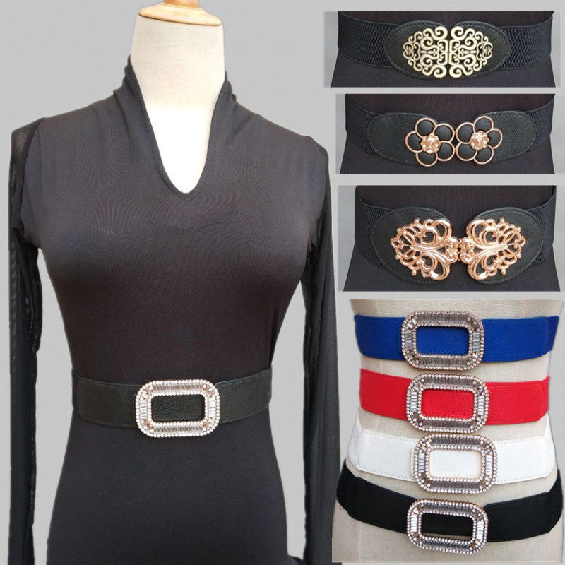 Latin dance accessories women's modern dance belt slim and slim fashion dancing square bright diamond belt