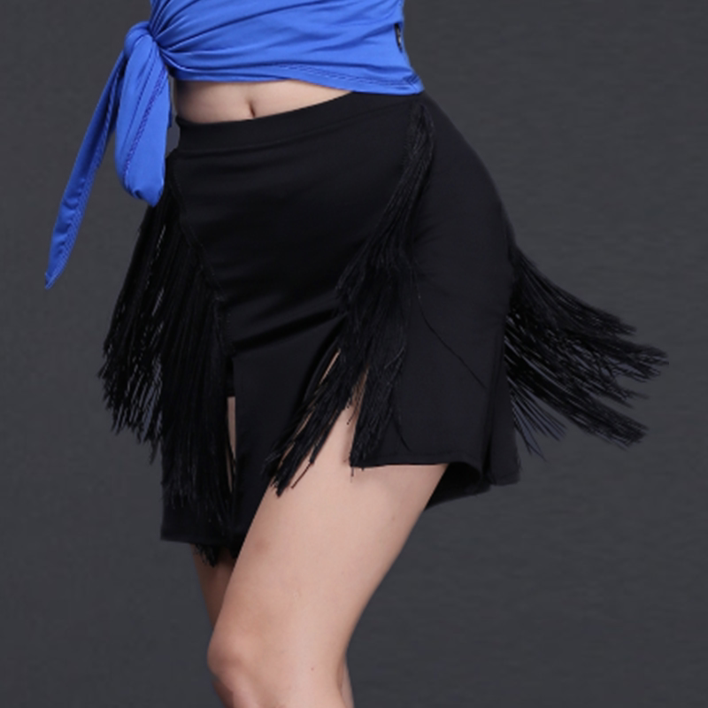 Flow Su Flutter Latin Dancing Skirt Half Body Dress Down Dress New Acting Out Woman Adult Rumba precisely short dress Sexy