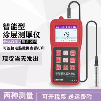 High-precision paint film thickness gauge galvanized measuring tool large-scale steel structure fireproof paint coating thickness gauge