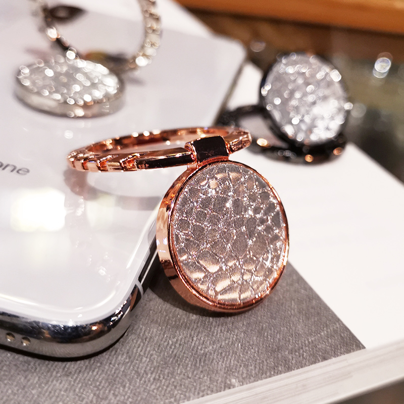 Mobile phone ring deduction bracket iPhonex Apple 8plus Huawei oppo fingerring loop generic creative bright ring fingerprint male and female paste multi-function rotation vivo network red new tide X