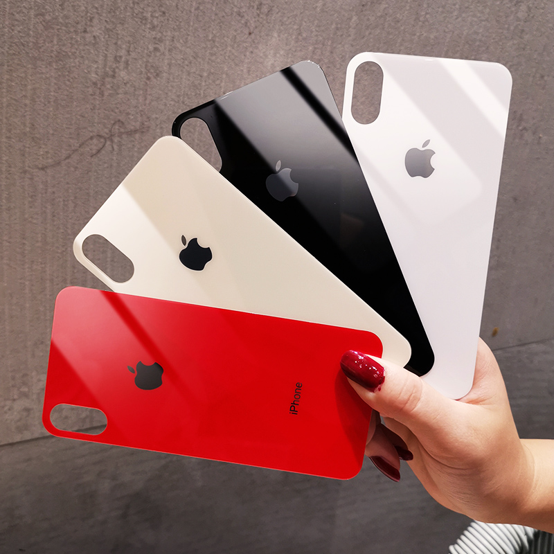 Apply Apple x Toughened Film Rear Membrane Iphonexr Rear Cover Xmax Back to color film iphoneX mobile phone Back film 8x anti-scraping flower XR full screen glass back film xs full package