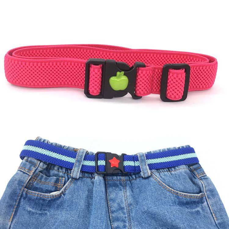 Boys Girls Kids Kindergarten Elementary School Students Elastic elasticity can easily adjust the pants waistband military training belt