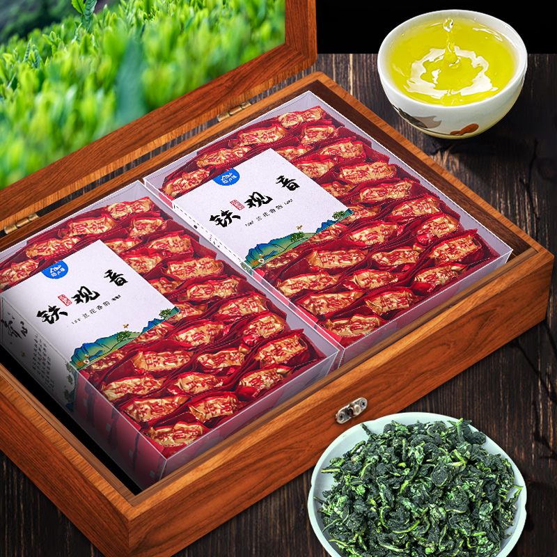 2022 Spring Tea New Tea Anxi Tie Guanyin Tea Fragrant Orchid Fragrance Small Packaging Qixin Series Simple Pack 500g