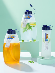 Refrigerator cold water bottle household large-capacity Japanese cold water storage tank plastic refrigerator side refrigerated water bottle rice wood