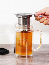 Tea leak thickening 304 stainless steel tea filter tea maker tea filter funnel filter mesh tea ceremony accessories tea residue tea compartment