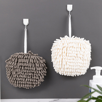Chenille handball wipe kitchen quick-drying towel towel toilet hanging hand wiping cloth absorbent towel thick cloth