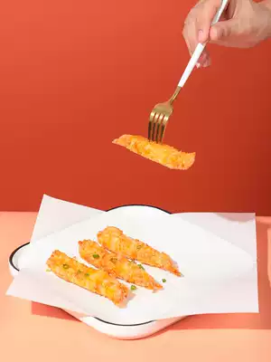 Kitchen baking fried food oil suction paper square tempura frying barbecue oil filter silicone oil cushion paper 100