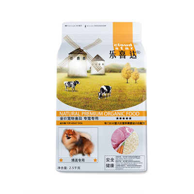 乐喜达博美狗粮通用型成幼犬专用粮旗舰店小型犬美毛去泪痕鸡肉味