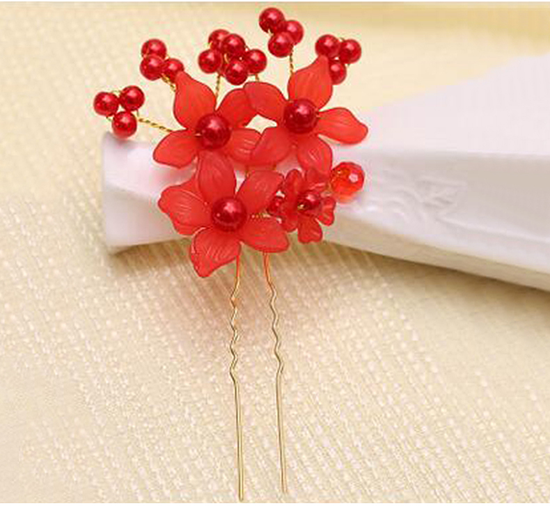 2018 mũ trẻ em mới phong cách Hàn Quốc cô gái xinh đẹp giả ngọc trai kẹp tóc hoa cô gái kẹp tóc cô gái tóc phụ kiện tóc ngã ba kẹp tóc cho bé gái