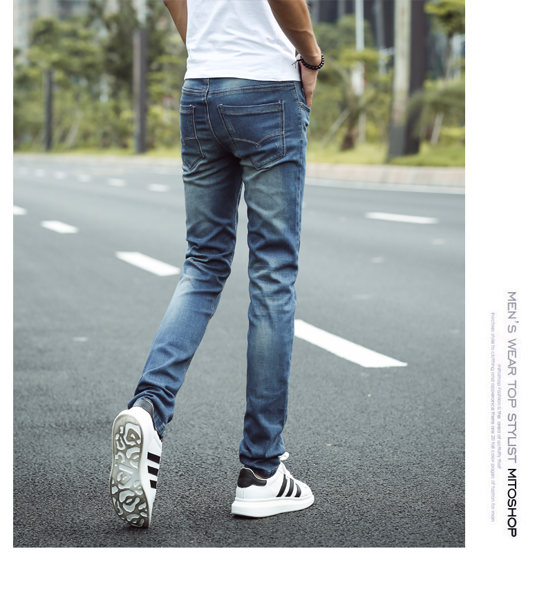 Jeans pour jeunesse pieds Slim FRALAARRI en coton bio écologique pour été - Ref 1460837 Image 46