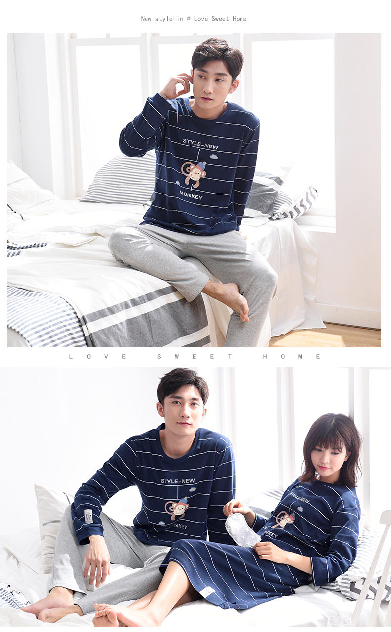 Pyjama mixte en Coton à manches longues - Ref 3006032 Image 20