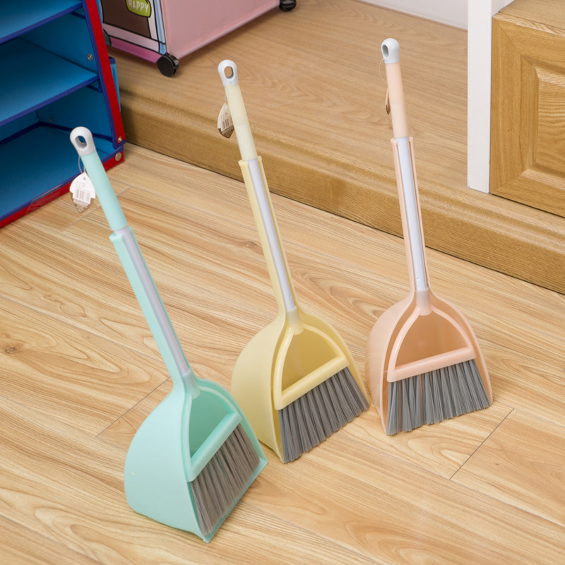 Small Broom Corner Clean Children Sweep The Dustpan Mop Suit Baby Dress Home Wine Sweeping Toy Mini Combo