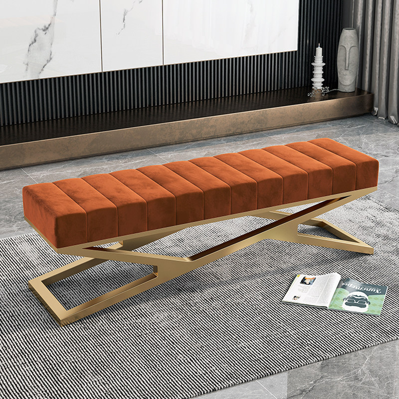 Entrance to the house Shoes Stool Home Doorway Light Lavish Bench Bed Tail Bench Sofa Stool Nordic Clothing Shop Cloakroom Test Bench
