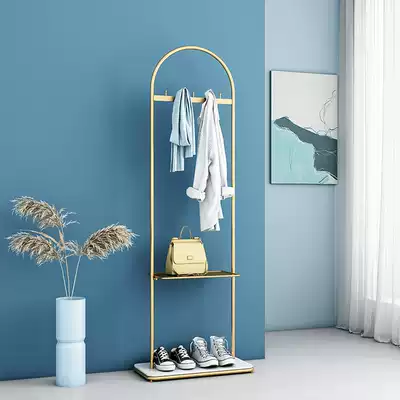 Nordic coat rack floor-to-ceiling hangers bedroom personality creative metal ins simple modern iron clothes rack