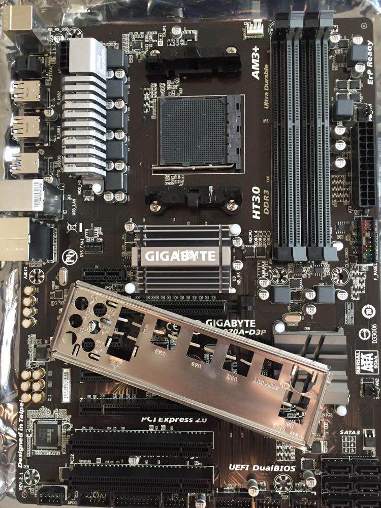 Gigabyte technology 970A-D3P supports AM3 AM3 support of FX8350 all-solid-solid luxury large board