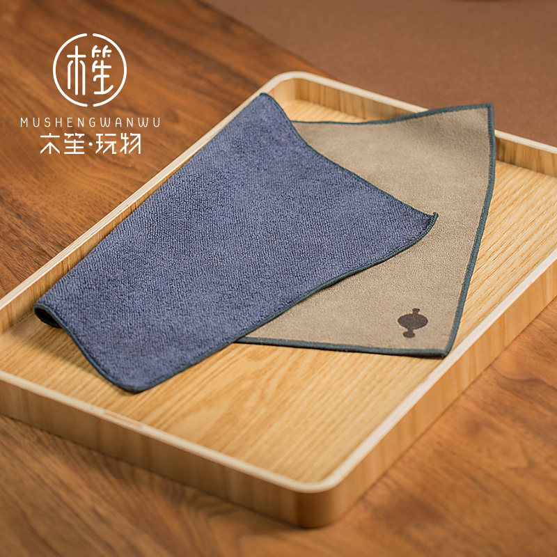 Chinese Creative Tea Towels Zen tea table cloth Absorbent Thickening simple Gongfu tea Purple Sand Pot with Pot Towel Tea Dau Tea Cloth