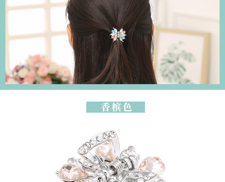 Phụ kiện tóc dành cho người lớn Hàn Quốc pha lê nhỏ kẹp tóc nhỏ bắt clip phụ nữ tóc nhỏ lấy clip một nửa kẹp tóc kẹp tóc đồ cột tóc scrunchies