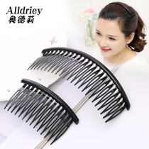  Korean adult hair accessories Childrens hair comb plug comb bangs comb womens diamond-set top clip non-slip and drop-resistant hair accessories