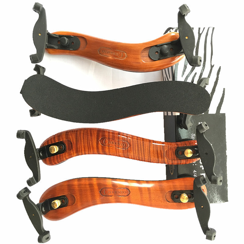 Imported maple violin shoulder rest 1 2 1 4 4 4 4 solid wood shoulder pad violin pad shoulder adjustable piano holder hit