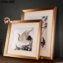 Solid Wood photo frame custom frame frame frame wall simple A4a3 multiple sizes 4 open mounted puzzle frame 24 inches