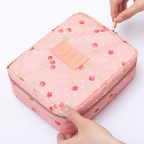Cosmetic bag female Korean portable travel Lady waterproof storage bag 2018 new small toiletries bag