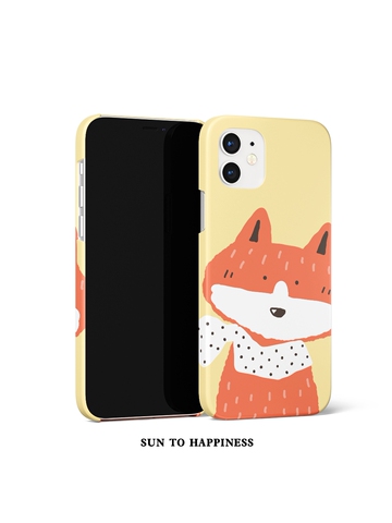 Girls Cartoon Fox 15, 14, 13, 12, 11 iPhone Case