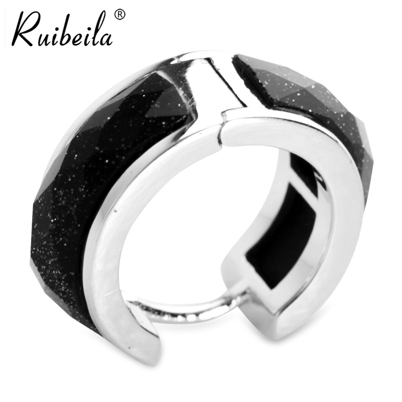 ruibeila925 silver fashion simplicity sky stars starry sky gemstone earrings earrings male and female couple single