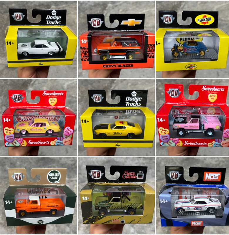 1/64m2 Chevrolet Camaro Ford Mustang Pickup Truck Dodge Challenger Plymouth Jeep Alloy Car