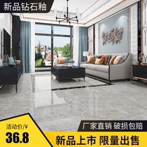 Light luxury diamond glaze whole body marble tile non-slip living room floor tiles gray 800x800 bedroom balcony wall tiles