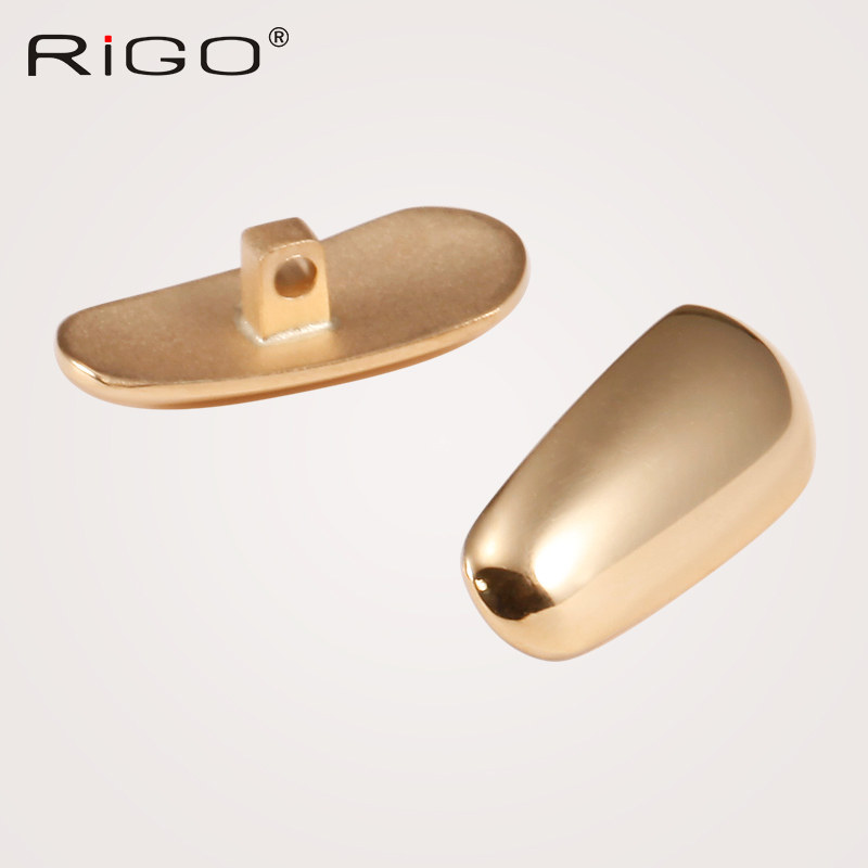 RIGO Serie G 18k gold snuff glasses Foliage Myopia eyelachet Genuine Gold Mirror Frame Holder Nose Cushion Gold