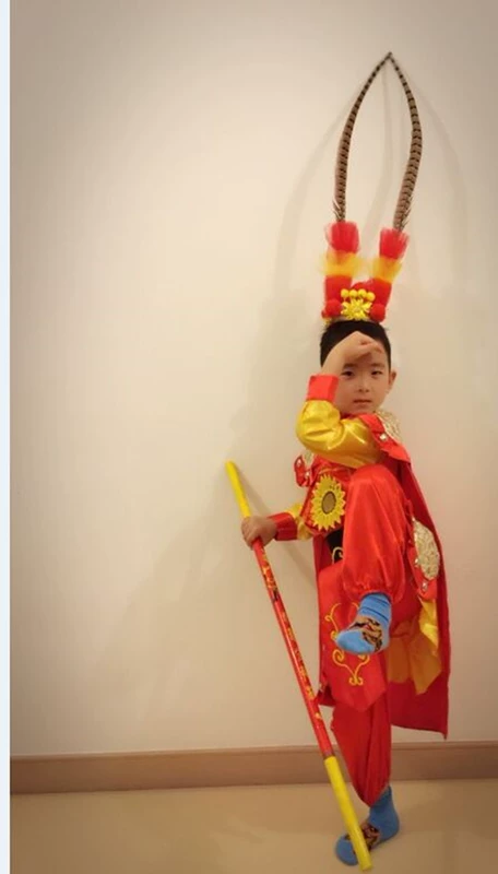 Giáng sinh thiếu nhi Quần áo Ngộ Không Qi Tian Da Sheng phù hợp với vẻ đẹp vua khỉ biểu diễn quần áo người lớn Hành trình đến trang phục