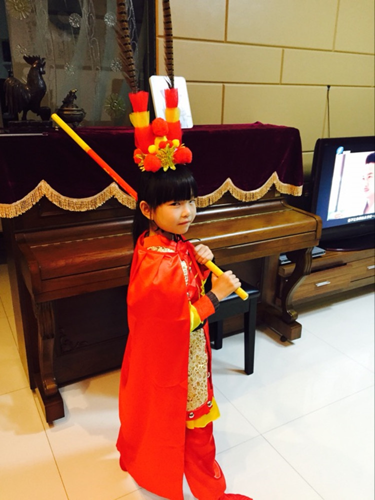 Giáng sinh thiếu nhi Quần áo Ngộ Không Qi Tian Da Sheng phù hợp với vẻ đẹp vua khỉ biểu diễn quần áo người lớn Hành trình đến trang phục đồ bé gái