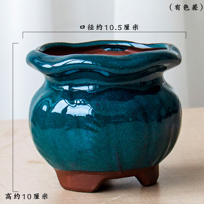 Meaty plant flower pot is more than meat flowerpot coarse pottery ceramic contracted breathable large character of the creative small green the plants