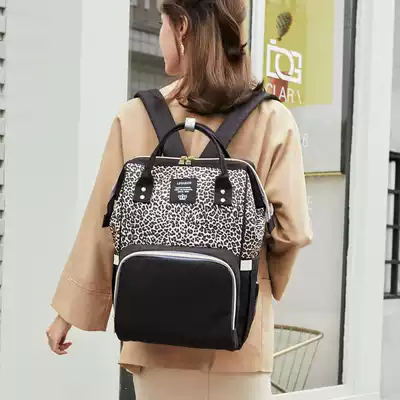Lightweight mommy bag multifunctional large capacity mother and baby bag upgraded version waterproof back bag pregnant women out Fashion Bag