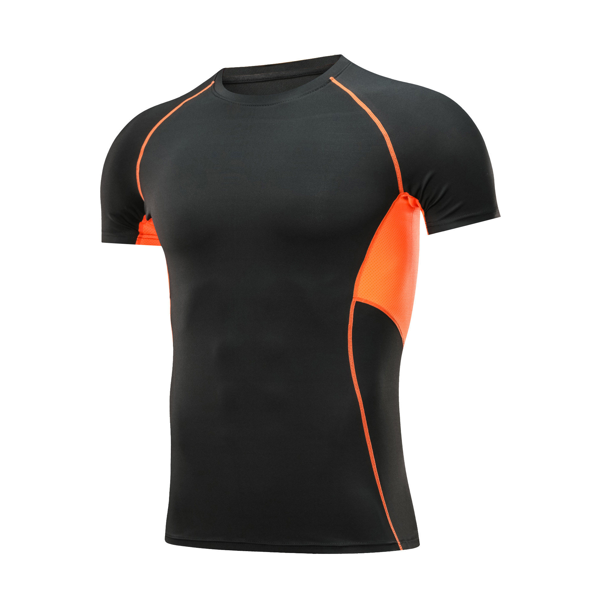 Children Sports Tight Clothing Short Sleeve Running Sports Speed Dry Fitness Clothing Men Breathable Basketball Football Fitness Training Clothing