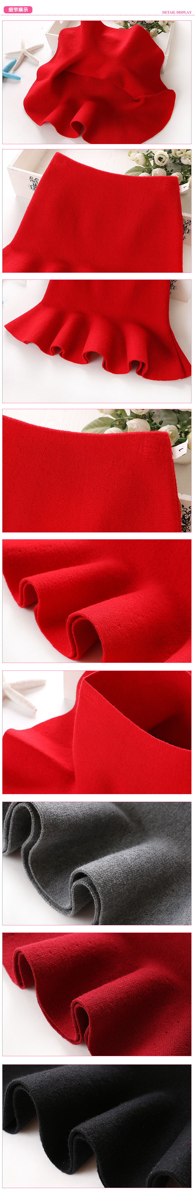 Jupe fillette en mélange - Ref 2050986 Image 12